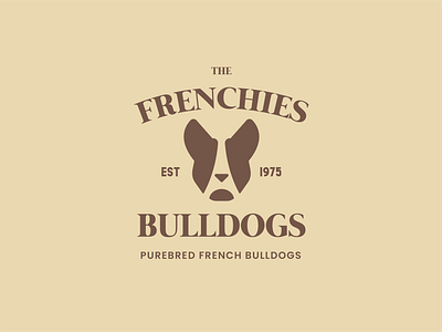 french bulldog animal clever creative design dog eiffel tower french logo minimal negative space negativespace paris pet simple