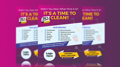 Cleaning Service Flyer Design cleaning service flyer design housecleaning housekeeping