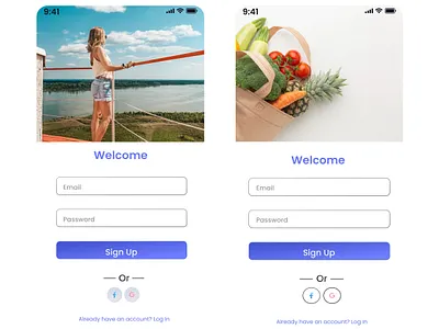 Finished my first design Sign Up project #dailyui #001 figma ui