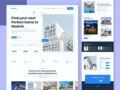 Real Estate Landing page agency agency landing page app app desgin app design3 awesome landing page cool design cool landing page cool real estate landing page landing page real estate landing page ui user interface ux web desgin website
