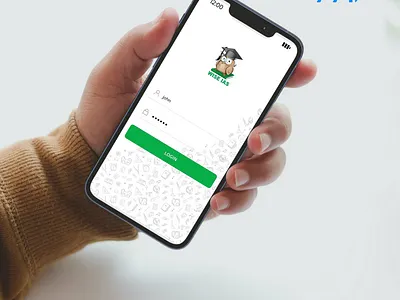 Login Screen Application Mockup app design graphic design ui ux