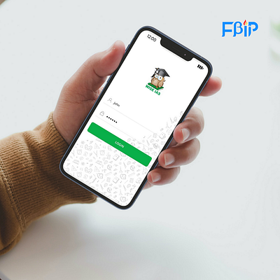 Login Screen Application Mockup app design graphic design ui ux