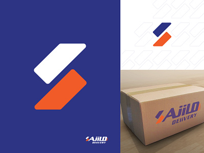 Logistic Company Logo Design - Sajilo Delivery arrow branding brandmark cargo delivery express import export industrial logistic logo logo minimal logo mockup modern logo packaging s logo services shipping trade transport transportation