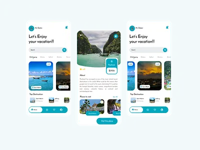 Travelo branding design mobile typography ui ux