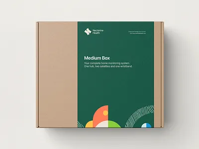 Nectarine Health Product Design app branding design hardware icon illustration logo packaging pattern pictogram ui ux