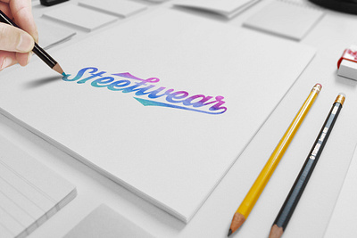 Watercolor Logo Design artist brandidentity branding creative design feminine logo graphic design logo logo design logomaker minimalist logo typography typography logo watercolor logo