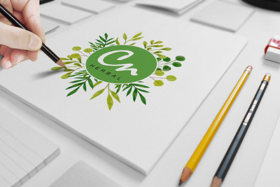 CN Herbal Logo Design artist brandidentity branding creative design feminine logo graphic design logo logo design logomaker minimalist logo typography typography logo watercolor logo