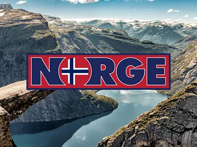 Norway brand design europe flag graphic design identity logo nordic norge norway scandinavia travel visual