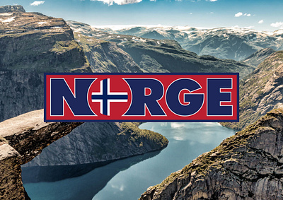 Norway brand design europe flag graphic design identity logo nordic norge norway scandinavia travel visual