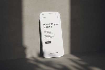 iPhone Clay Stylish Mockups 3d abstract clay clean design device display iphone isolated mobile mockup modern phone realistic responsive screen shadow smart smartphone template