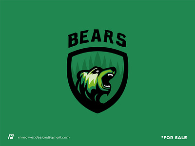 Logo Bears/ Illustrations/ Mascot * FOR SALE * americanfootball bear bear logo bear mascot logo bearlogo bears branding esports football graphic design illustrations logo logodesign mascot mascotbear sports