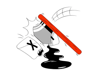 Unsubscribe( axe cartoon character design cool graphic icons8 illustration letter spam unsubscribe