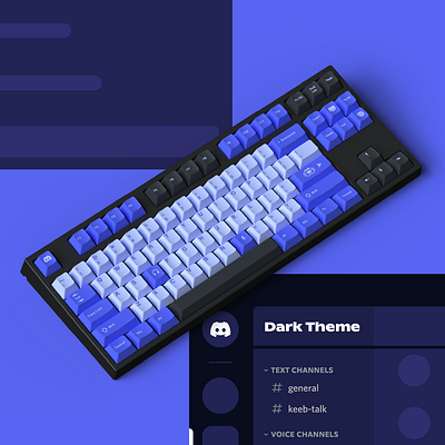 Discord Keyboard branding graphic design keyboard