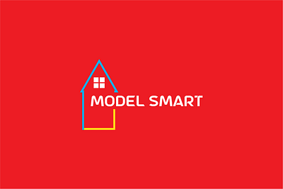 House logo (Model Smart) app logo design graphic design house logo illustration lettermark logo logo typography