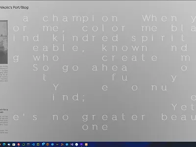 Theme: html canvas/js/php canvas html5 typography ui