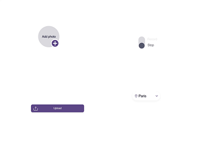 MENTOR ME Microinteractions add button add photo animation button count dropdown dropdown filter geo selector ios mobile design product design toggle ui upload upload button ux