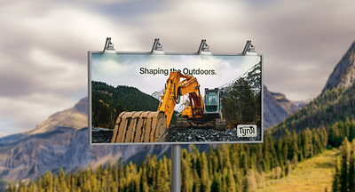 Tyrol Billboard billboard brand brand identity branding campaign excavation forest identity logo logo design marketing mountains ooh ooh campagin outdoors trees visual identity woods