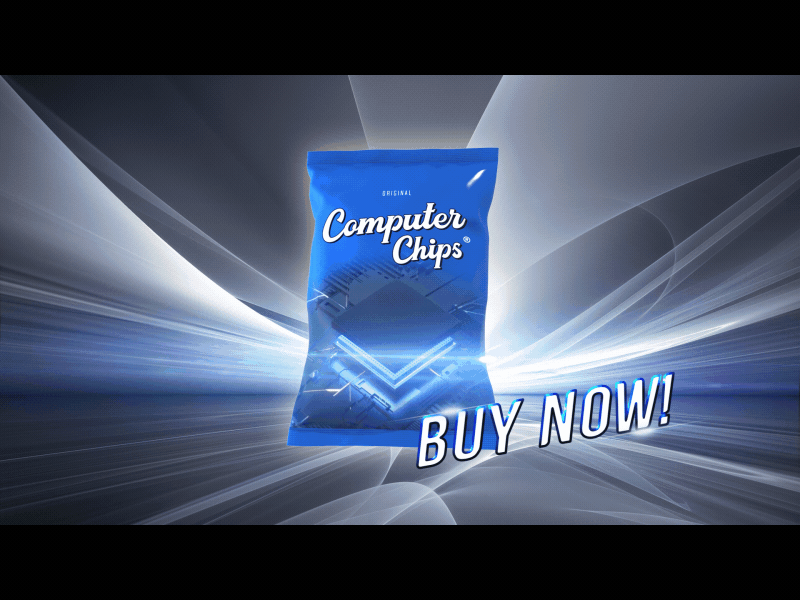 Limited Edition 2d 3d animation c4d chips glitch motion