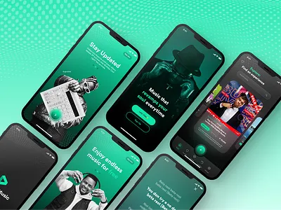 Xpress Music Player Mobile App Design 3d animation app branding design figma graphic design icon illustration logo motion graphics typography ui