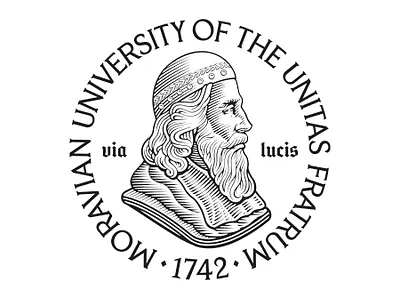 Moravian University Seal branding illustration logo moravian university roger xavier scratchboard woodcut