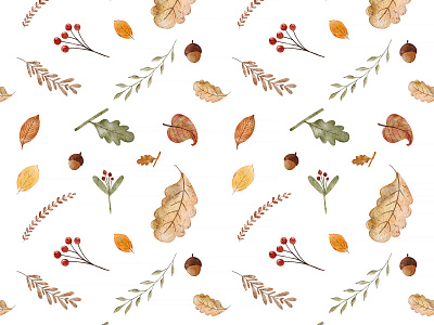 Forest seamless pattern (soon in my store) animals autumn baby baby illustration baby pattern cute forest pattern forest watercolor hugge hugge illustration illustration kids kids pattern magic pattern seamless watercolor watercolor pattern woodland woodland watercolor