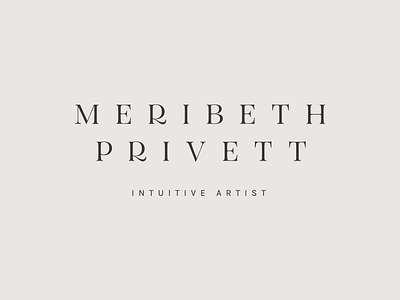 Meribeth Privett Logo Design branding design logo visual identity