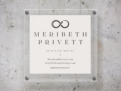Meribeth Privett Sign Design branding design logo print design visual identity