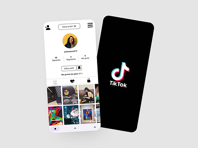 Rediseño de TikTok app design application apps design designer graphic design tiktock ui ui design