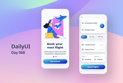 #DailyUI_068 Flight Search dailyui dailyui 012 dailyuichallenge ui uiuxdesign ux
