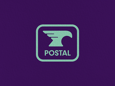 Postal 42 airship bird branding car challenge daily dailylogo dailylogochallenge day design graphic design hood logo logomark ornaments p postal speedy vintage