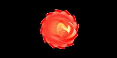 Heart of Fire abstract burn colorful design fire fractal gradient graphic design illustration illustrator solar star sun