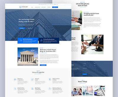 JSB Law Firm ui web web design website