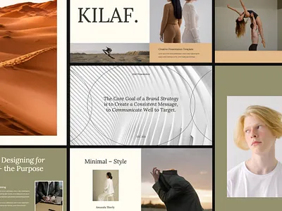 Creative Presentation design exploration layout pitchdeck slide typography ui