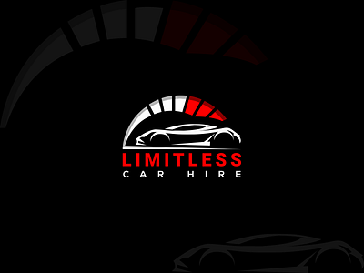 Limitless - Logo Design branding car illustration logo typography vector