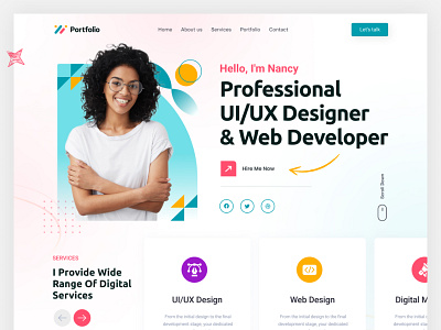 Freelance Graphic Designer Portfolio Website app designer cpdesign creativepeoples design freelance designer freelancer graphic designer hire me hireme landing page personal personal portfolio portfolio trending ui ui designer web web designer web developer website designer