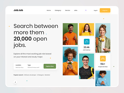 Job Platform Website Design agency appdesign corporate design jobagencywebsite jobsearchingwebdesign jobsearchplatformweb landing page design landingpage minimal modern design moderndesign onlineplatformwebdesign trendywebdesign ui uidesigner uiux uiuxdesign webapp webdesign