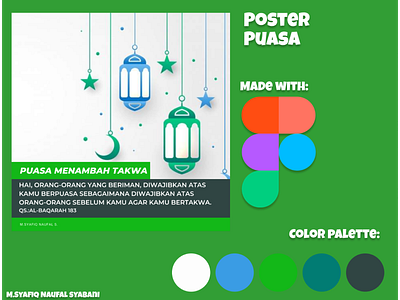 Poster puasa graphic design