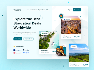 Stayzone UI Design behance branding design illustration trending 2022 trending design ui ui trend 2022 uidesign uiux ux ux design ux research web design website design