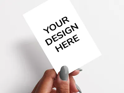 Hand Holding Card Mockup Psd Easy Editable +Smart Object art card mockup design digital etsy flat mockup photography