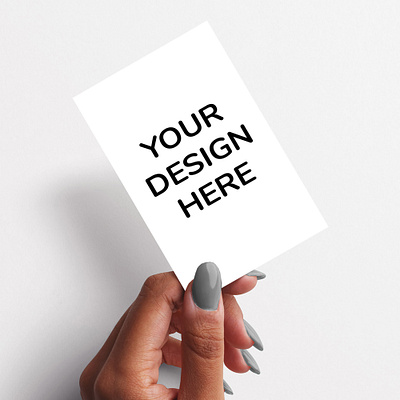 Hand Holding Card Mockup Psd Easy Editable +Smart Object art card mockup design digital etsy flat mockup photography