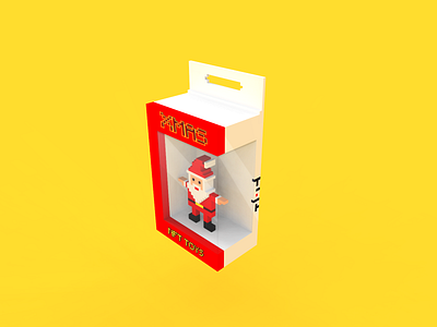 Toy Santa 3d 3dart christmas crypto art design illustration metaverse nft nft token nftart nftcollection santa toy xmas