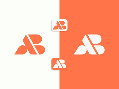 AB negative space logo design a logo b logo brand brand style guides branding design graphic design identity illustration letter logo letter mark monogram logo logo logo design logo designer logo mark logotype minimalist logo modern negative space logo typography