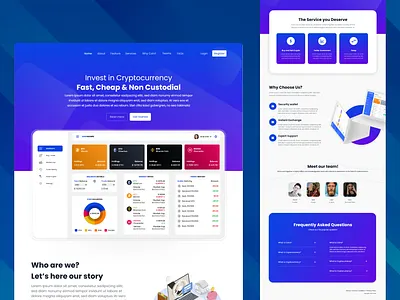 Website UI Design [Crytocurrency] bitsbeat bitsbeat design design illustration logo ui ux web web app web design web ui web ux website design website ui website ux