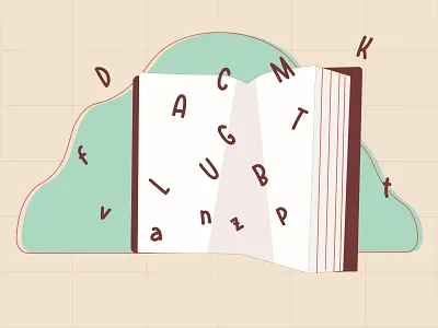 Alphabet and Word Test 2d adobe character design flat graphic design illustration illustrator minimal