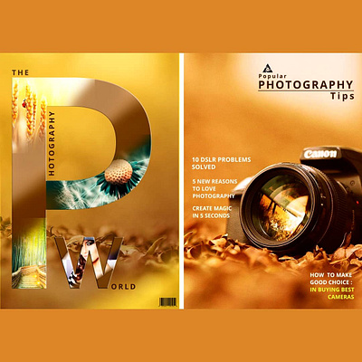 Photography design graphic design