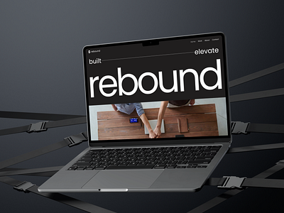 Rebound - Website for Design Agency animation branding digital agency minimalism minimalist portfolio tech ui ux website]