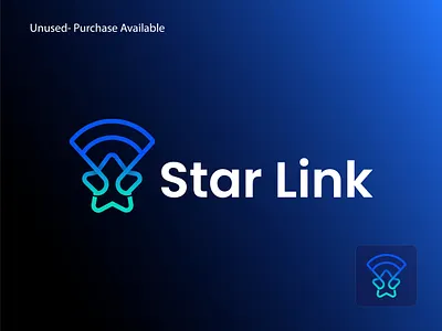 Starlink Unused Logo Concept for Sale 5g company branding aerospace logo design best logo for tech startup cloud hosting logo connectivity logo design custom wifi logo global connection logo internet company logo internet service provider logo it firm branding logo for software company modern technology logo network provider branding networking business logo satellite internet logo star link logo technology branding ideas telecom business logo wifi logo design wireless connection logo