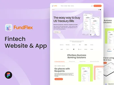 Fintech Landing Page banking cleanui cryptocurrency digitalbanking financeapp fintech investment landingpage minimaldesign moneytransfer payments tradingapp uiuxdesign walletapp webdesign