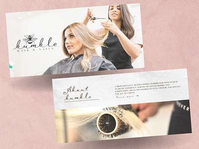 Salon Website Simple Template brand colours brand guidelines brand identity canva design social media website