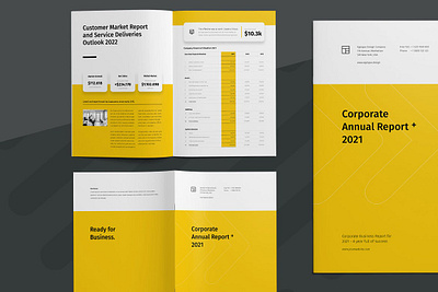 Annual Report adobe indesign annual annual report branding brochure design editorial identity indesign infographic infographics layout letter magazine modern print profile project report template